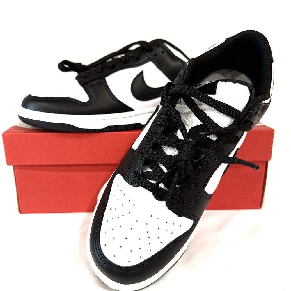 Nike Dunk Low Retro Panda Mens 10‎ Black White Sneakers DD1391100 Low Top